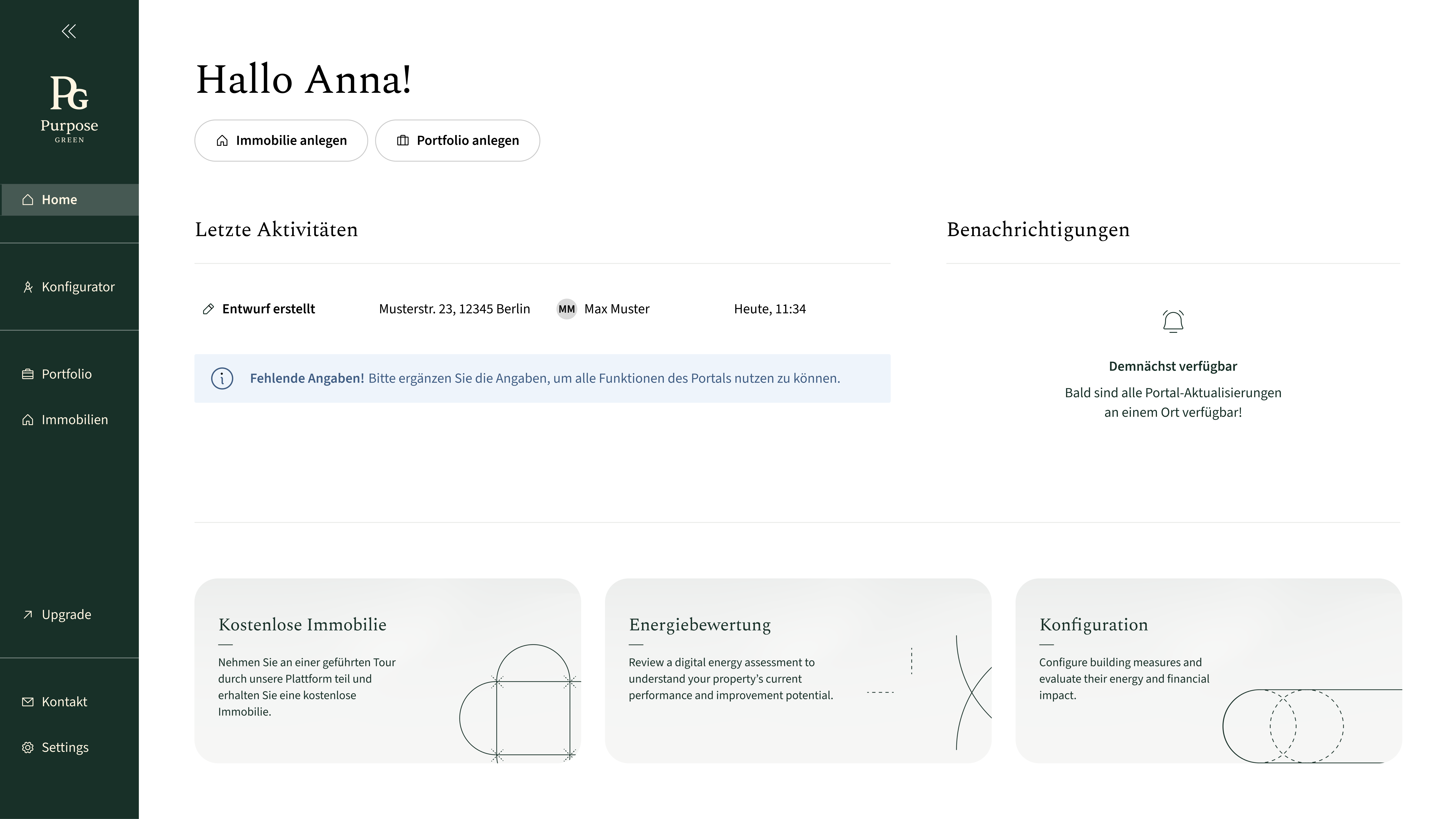 Home page